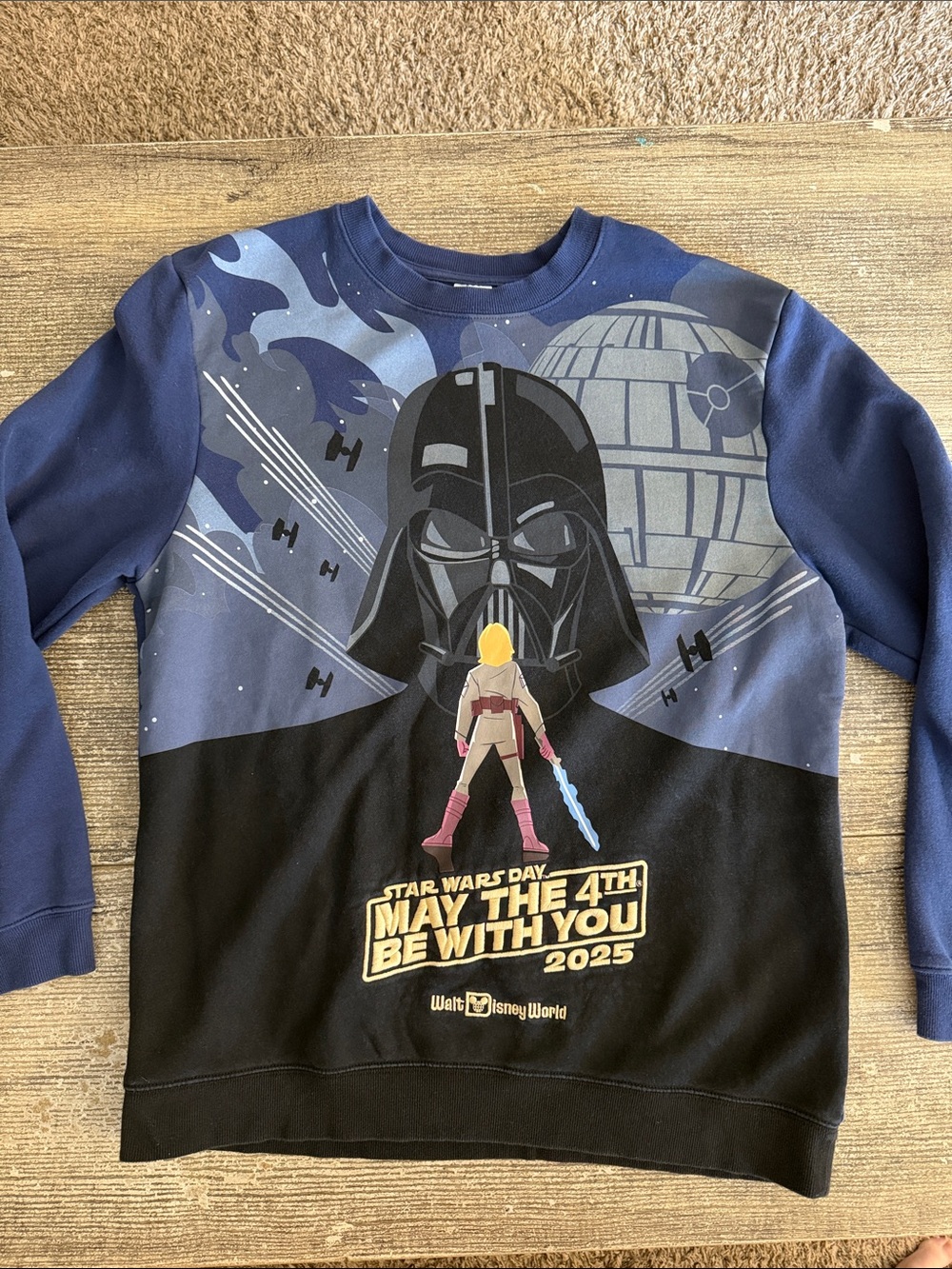 Disney Star Wars May the 4th be with you graphic crewneck sweatshirt